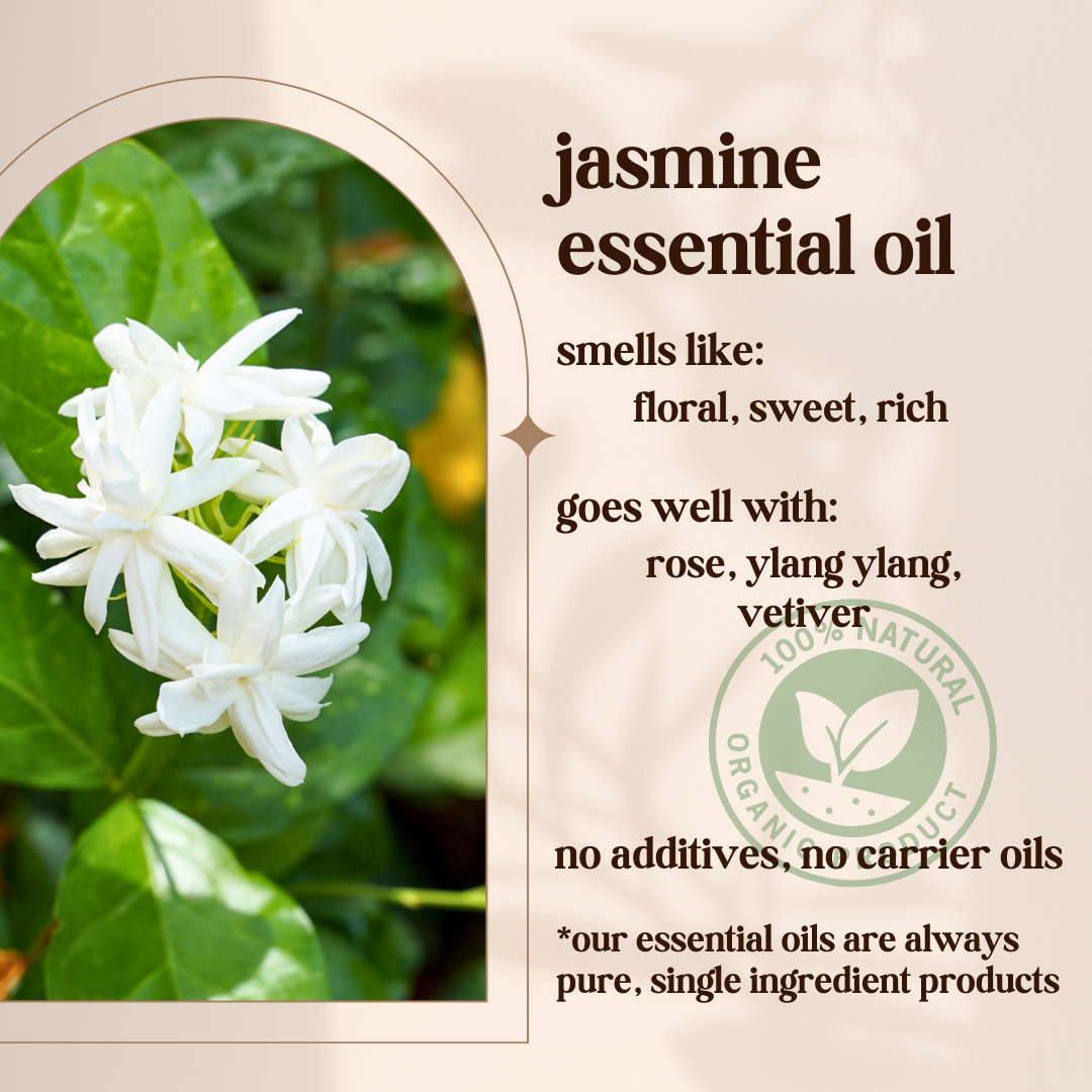 Avivni Jasmine Essential Oil- 100% Pure, Organic, Therapeutic Grade, 0.33oz (10ml)