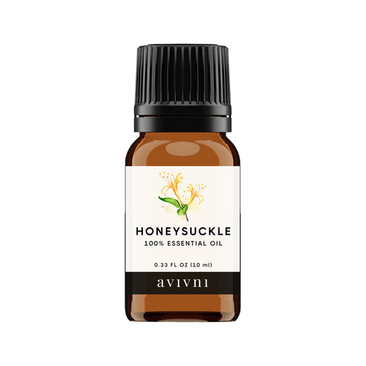 Honeysuckle Essential Oil - Therapeutic Grade, Pure & Organic - 0.33oz (10ml)