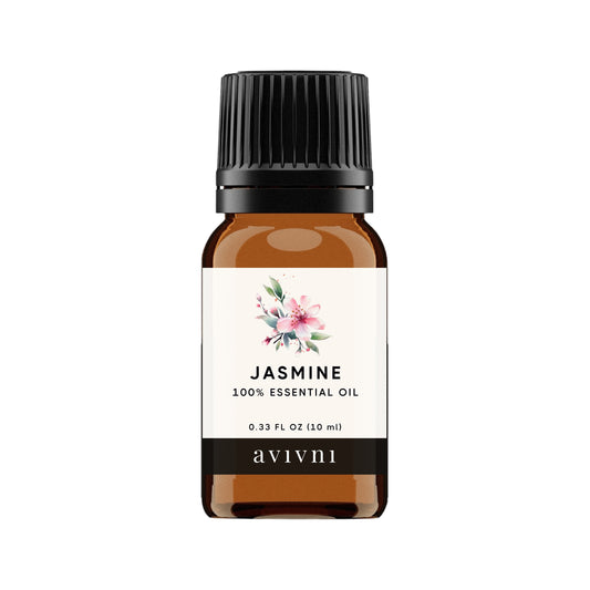 Jasmine Essential Oil - Therapeutic Grade, Pure & Organic - 0.33oz (10ml)