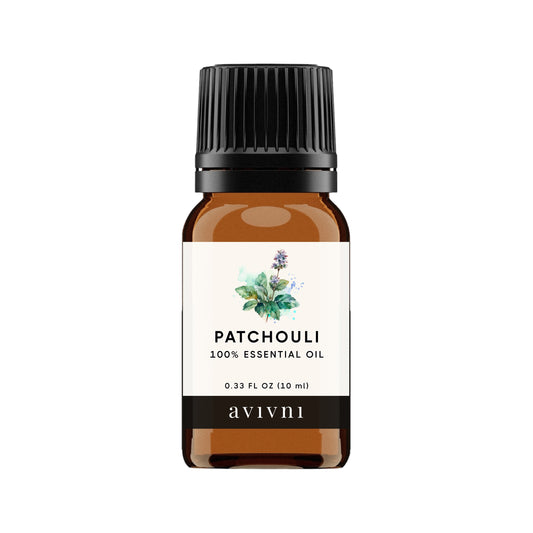Patchouli Essential Oil - Therapeutic Grade, Pure & Organic - 0.33oz (10ml)