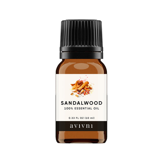 Sandalwood Essential Oil - Therapeutic Grade, Pure & Organic - 0.33oz (10ml)