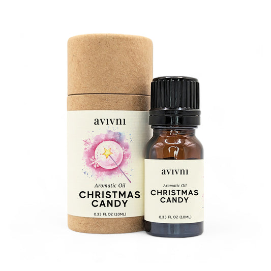 Avivni Christmas Candy Fragrance Oil- Winter Fragrance Ultra Concentrated Oil, 0.33oz (10ml)